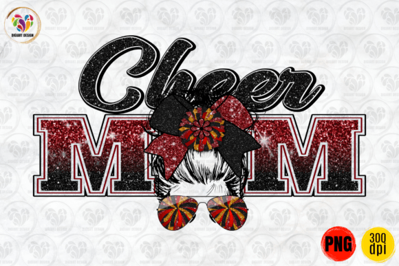Cheer Mom Messy Bun PNG: A Designer’s Review