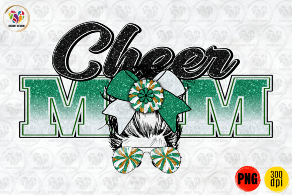 Cheer Mom Messy Bun PNG: An Embroidery Review