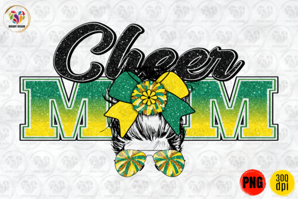 Cheer Mom Messy Bun PNG: An Embroidery Review