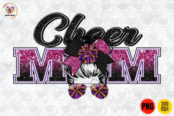Cheer Mom Messy Bun PNG: An Embroidery Review