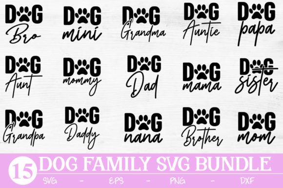 Dog Family SVG Bundle: A Designer’s Stitch Test