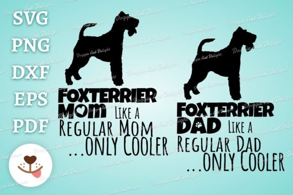 Funny Foxterrier Dog Mom Dad: An Embroidery Review
