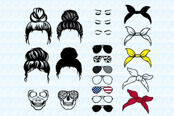 Messy Bun Mom Life Hair Skull: Embroidery Review