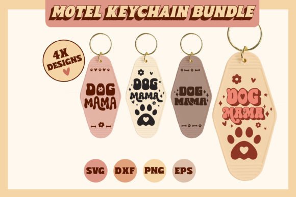 Retro Motel Keychain Dog Mama SVG: An Embroidery Review